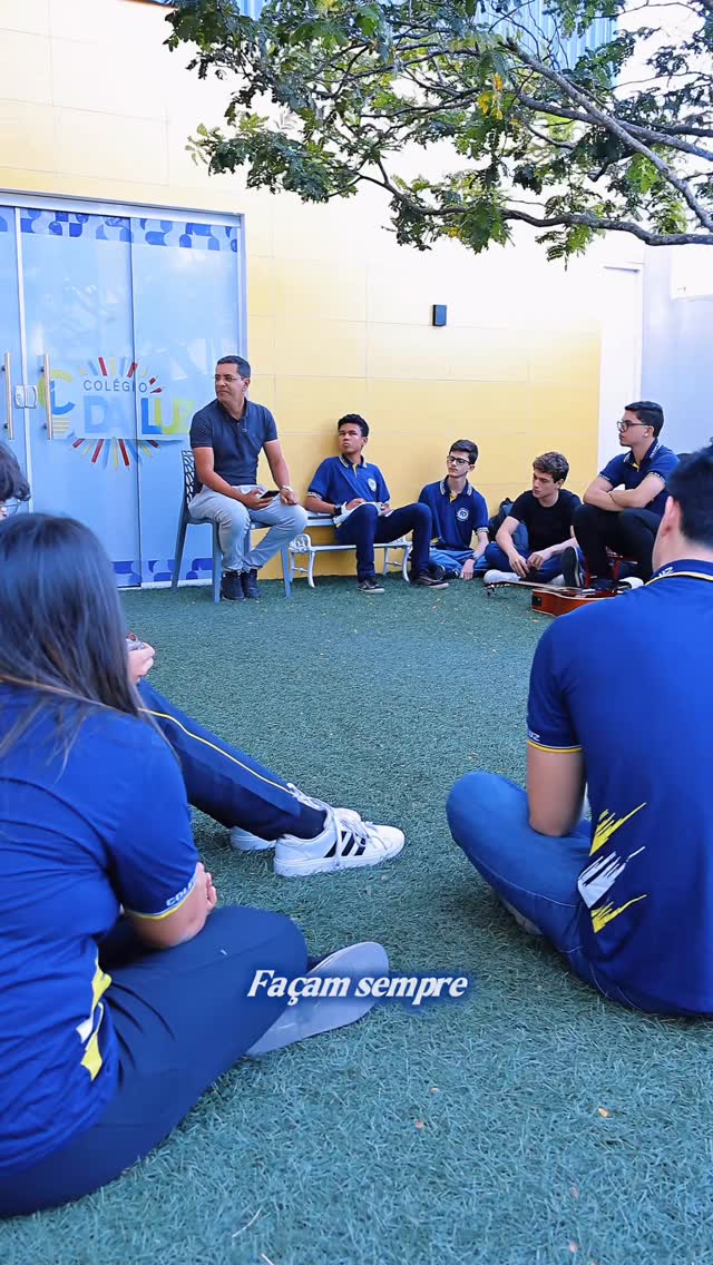 Roda de conversa educacional gravada para conteudo